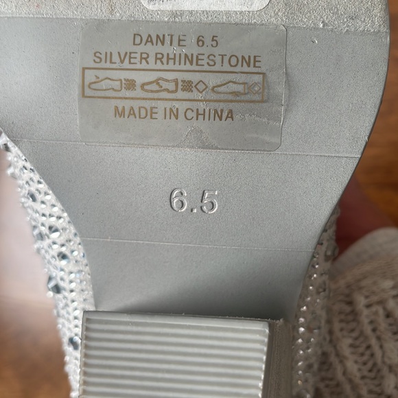 Vintage Havana Silver Rhinestone Boots - Picture 6 of 6